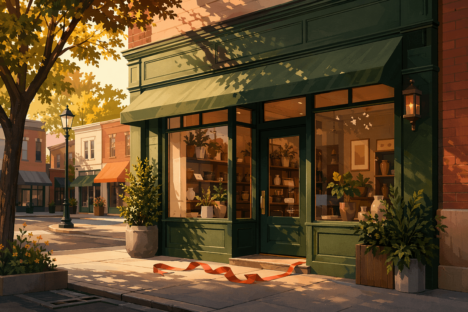 Market opening - illustration, Jake Team LLC