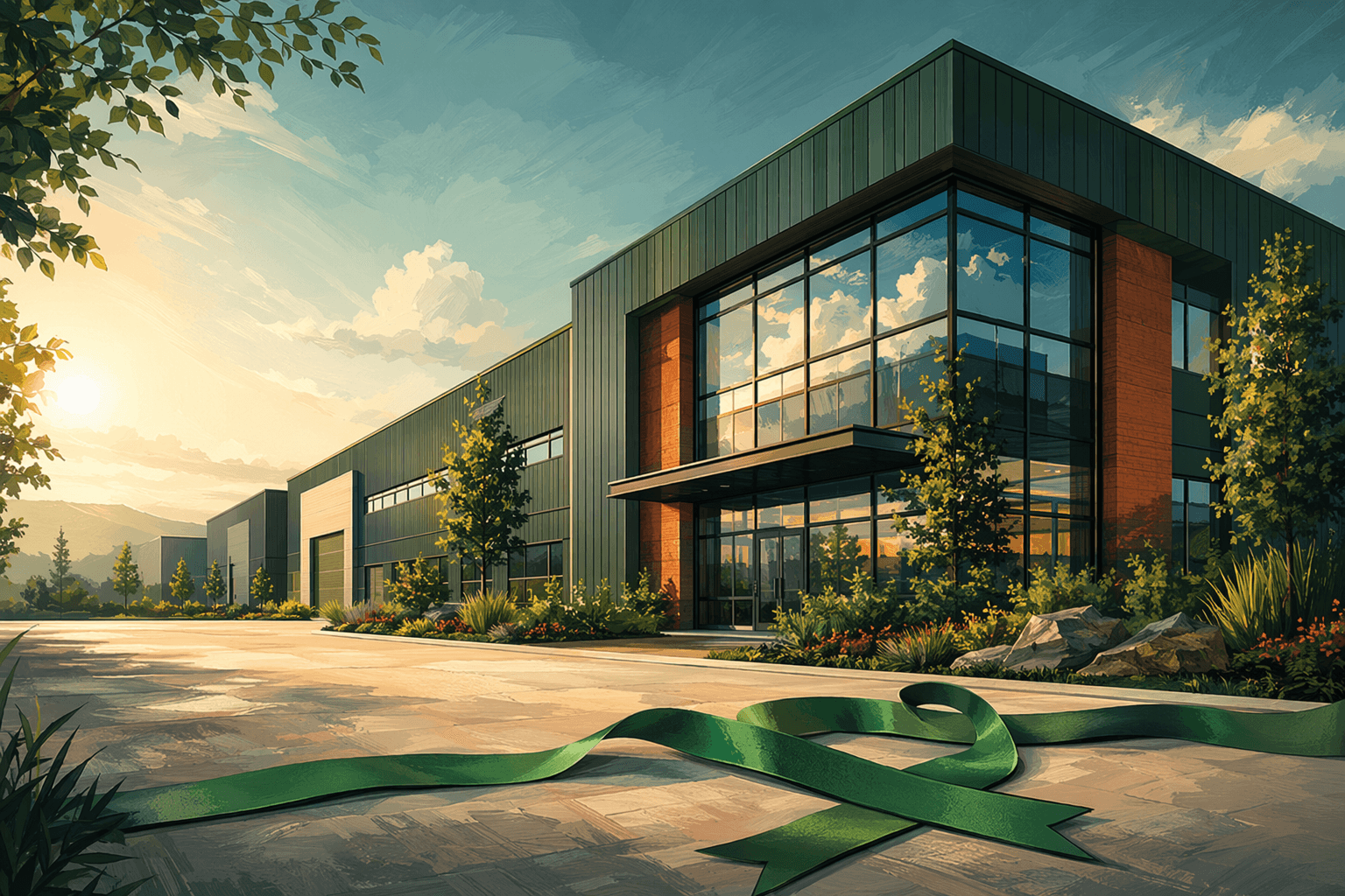 Factory expansion - illustration, Jake Team LLC