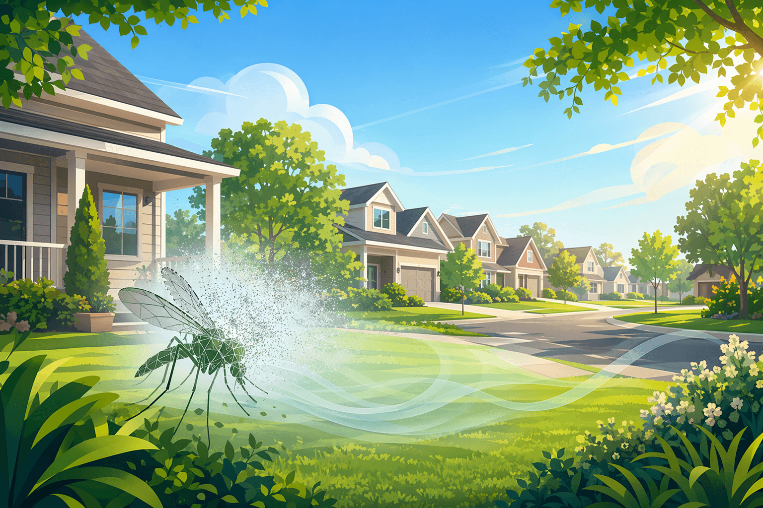 Mosquito control - illustration, Jake Team LLC