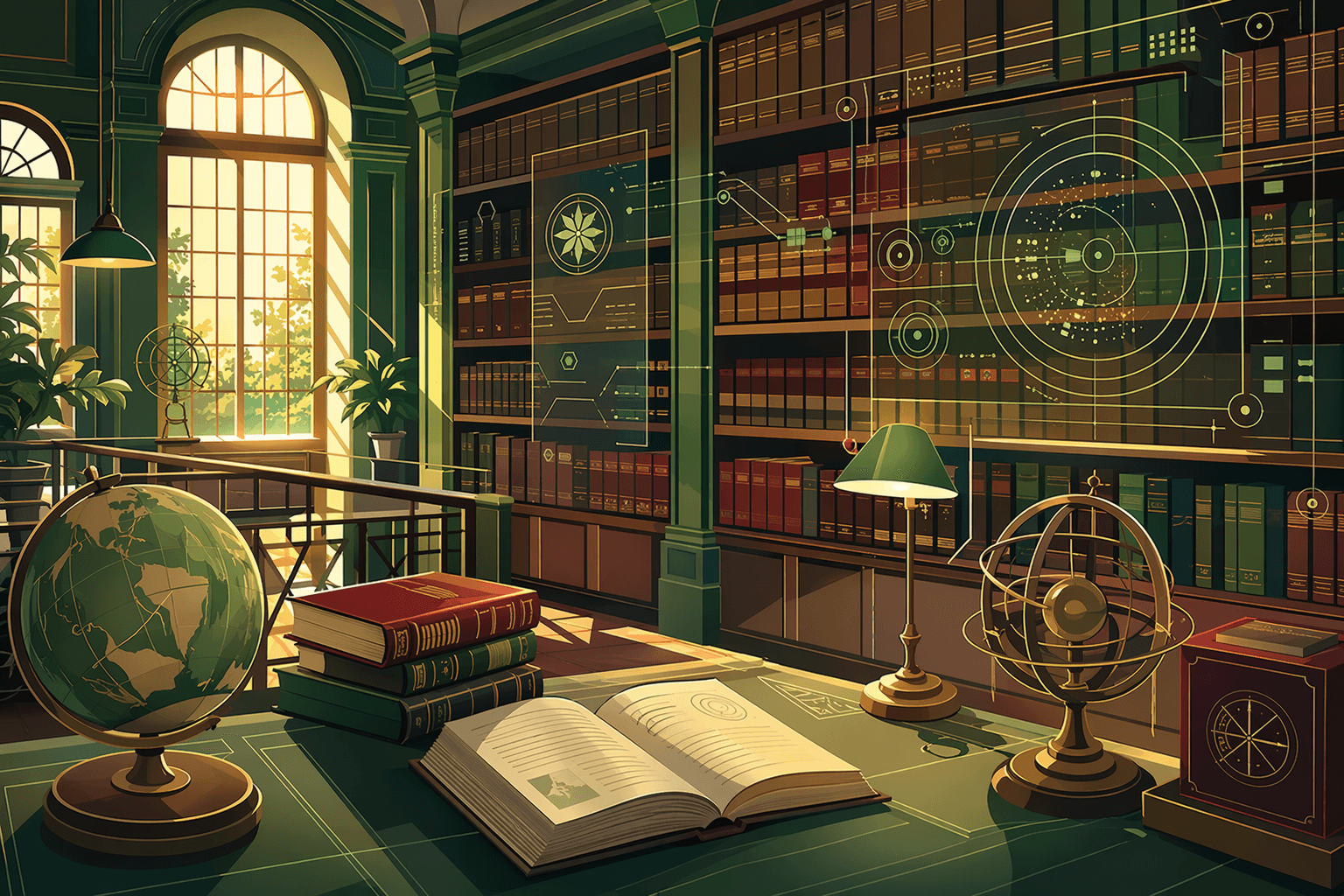 History digitized - illustration, Jake Team LLC