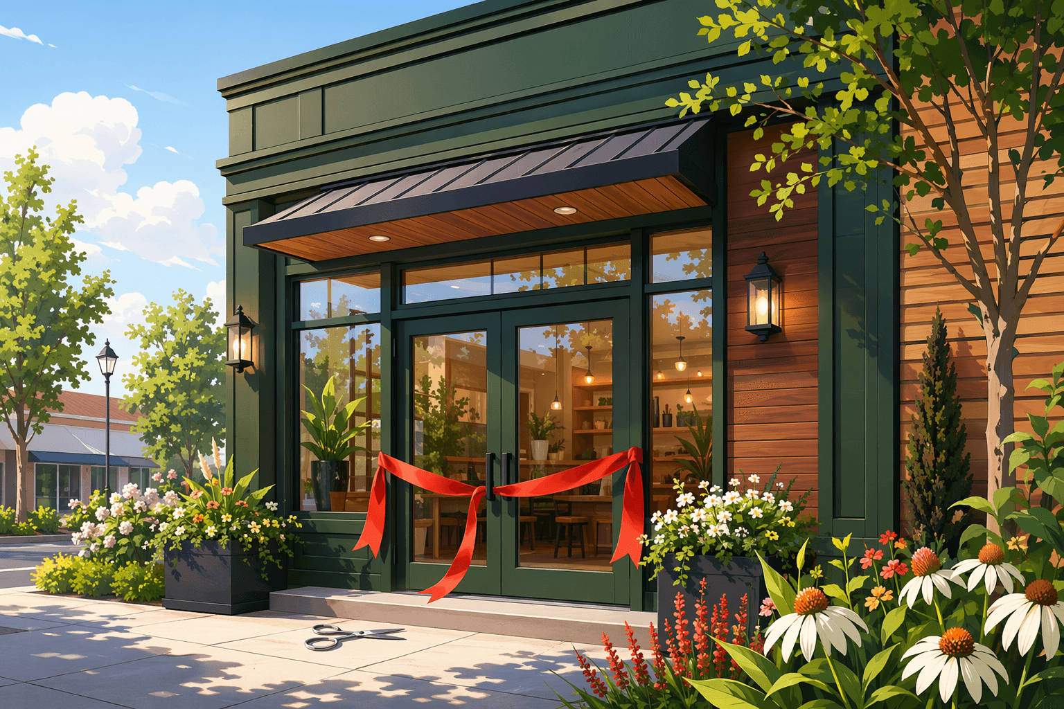New business opening - illustration, Jake Team LLC