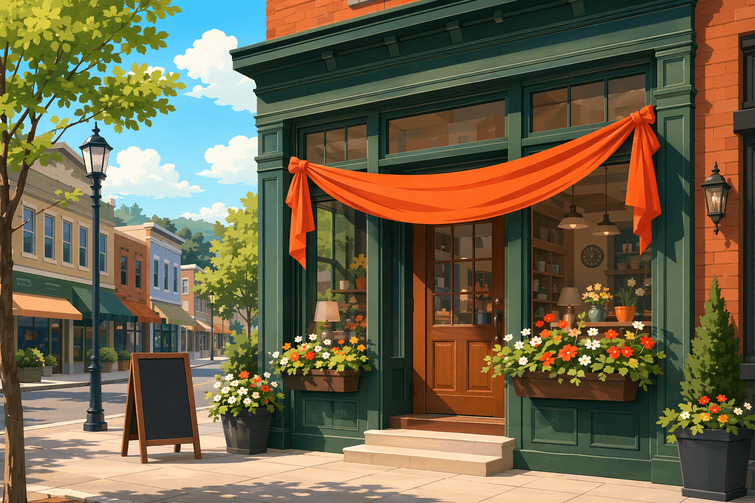 New Business Opening - illustration, Jake Team LLC