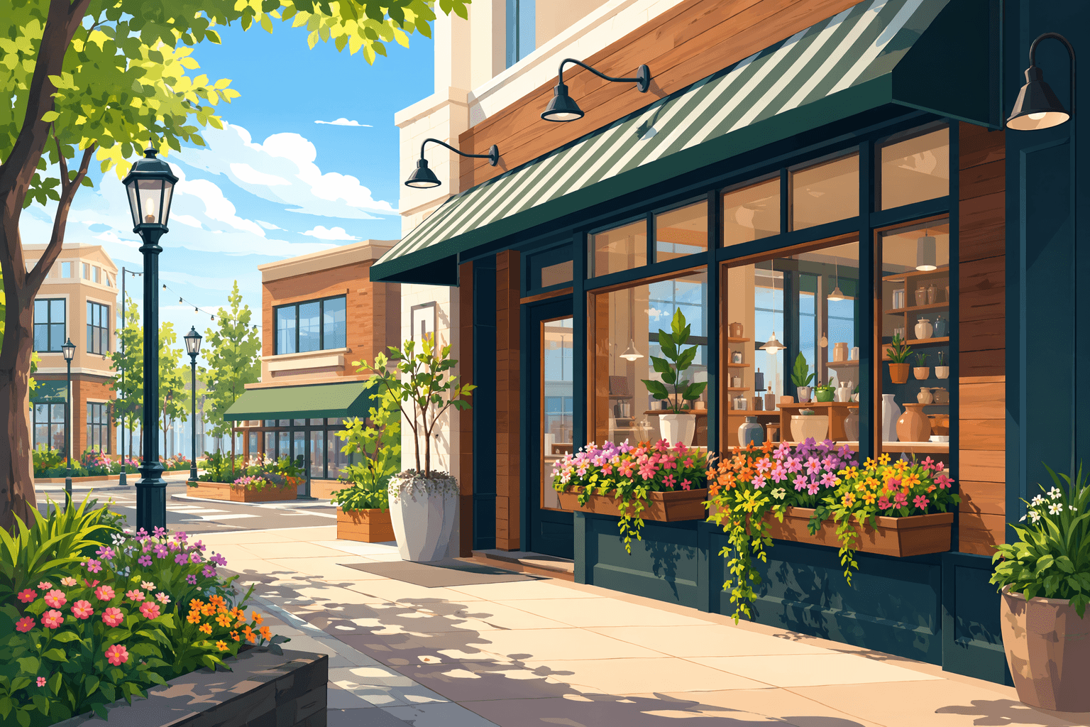 New Town Center - illustration, Jake Team LLC