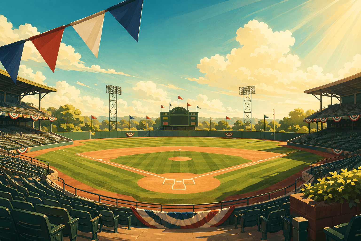 baseball game win - illustration, Jake Team LLC