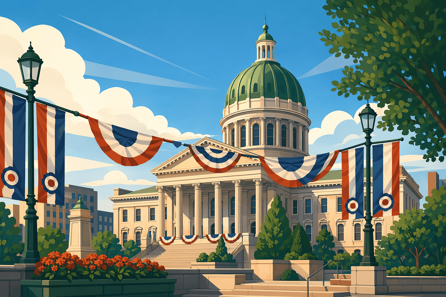 Civic Independence Day - illustration, Jake Team LLC