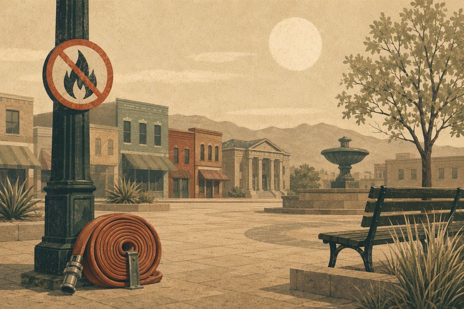 drought safety measures - illustration, Jake Team LLC