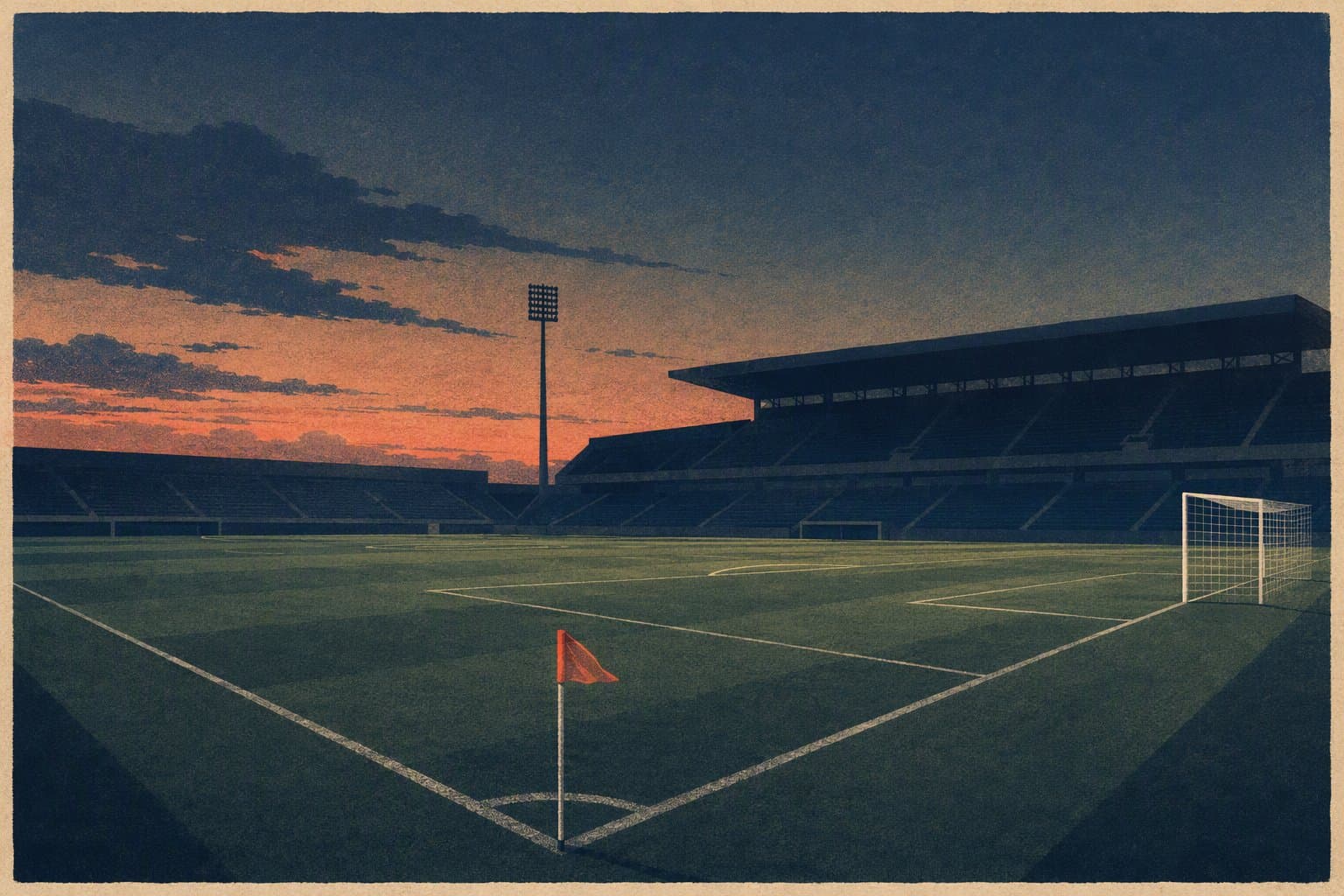 soccer field - illustration, Jake Team LLC