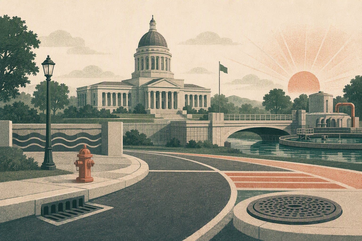 Public Works - illustration, Jake Team LLC