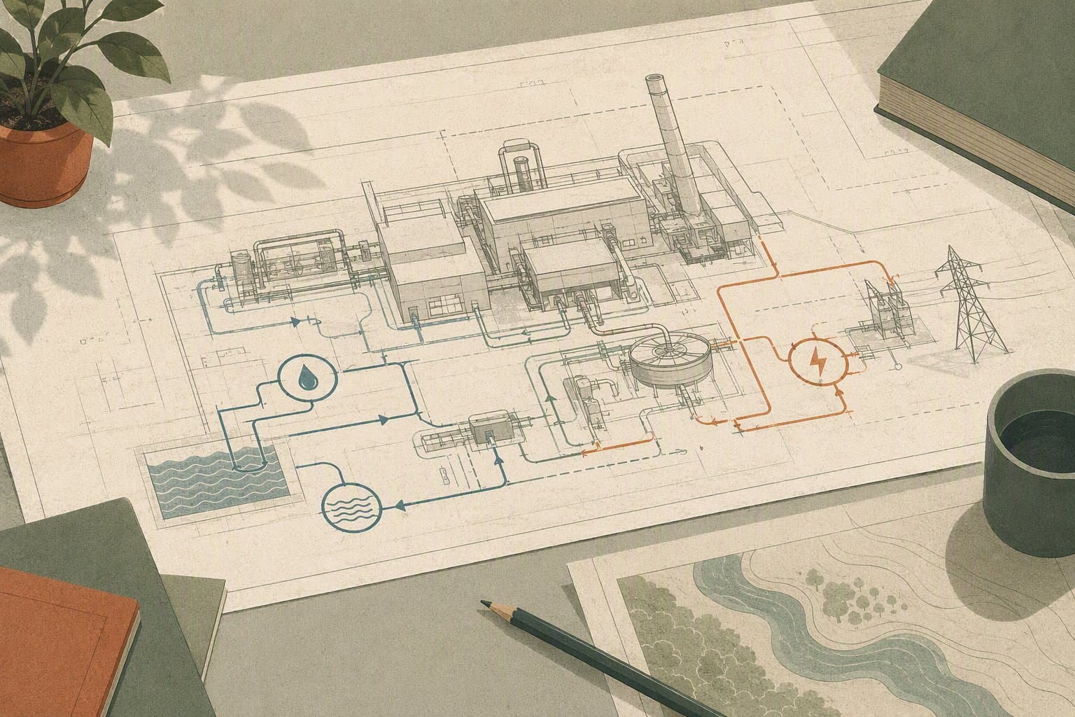 Infrastructure Planning - illustration, Jake Team LLC