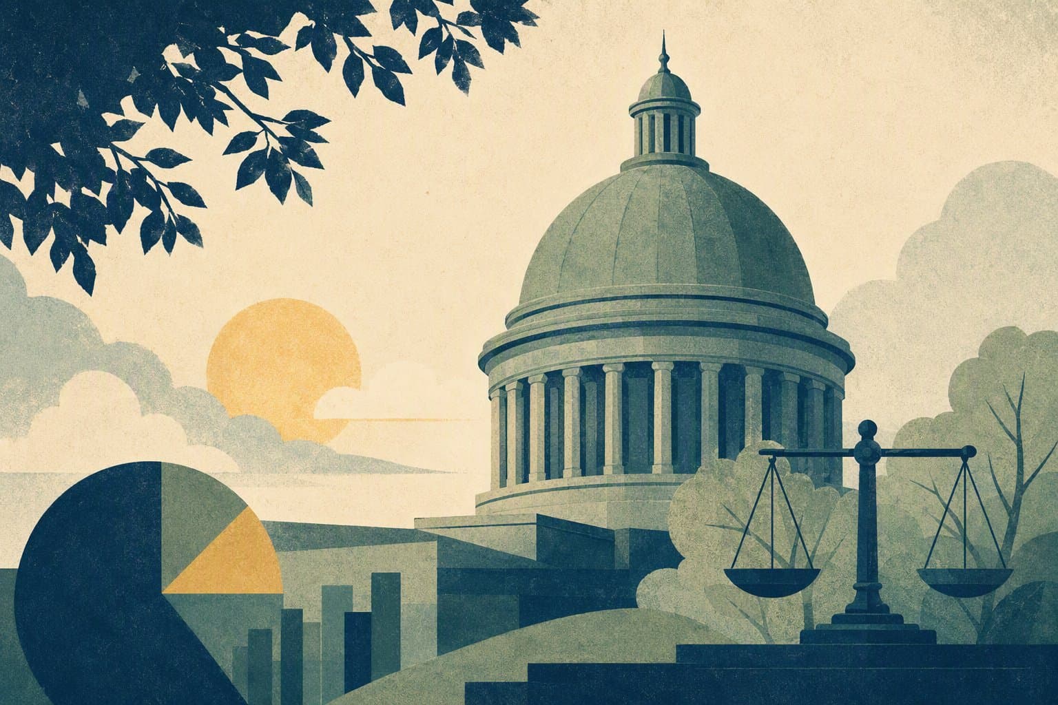 Civic financial stewardship - illustration, Jake Team LLC