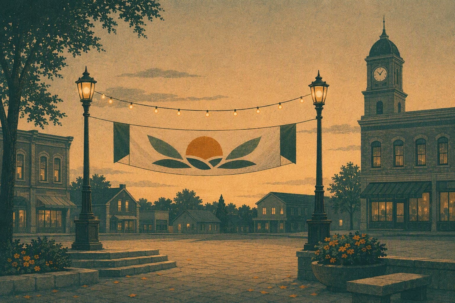 community gathering - illustration, Jake Team LLC
