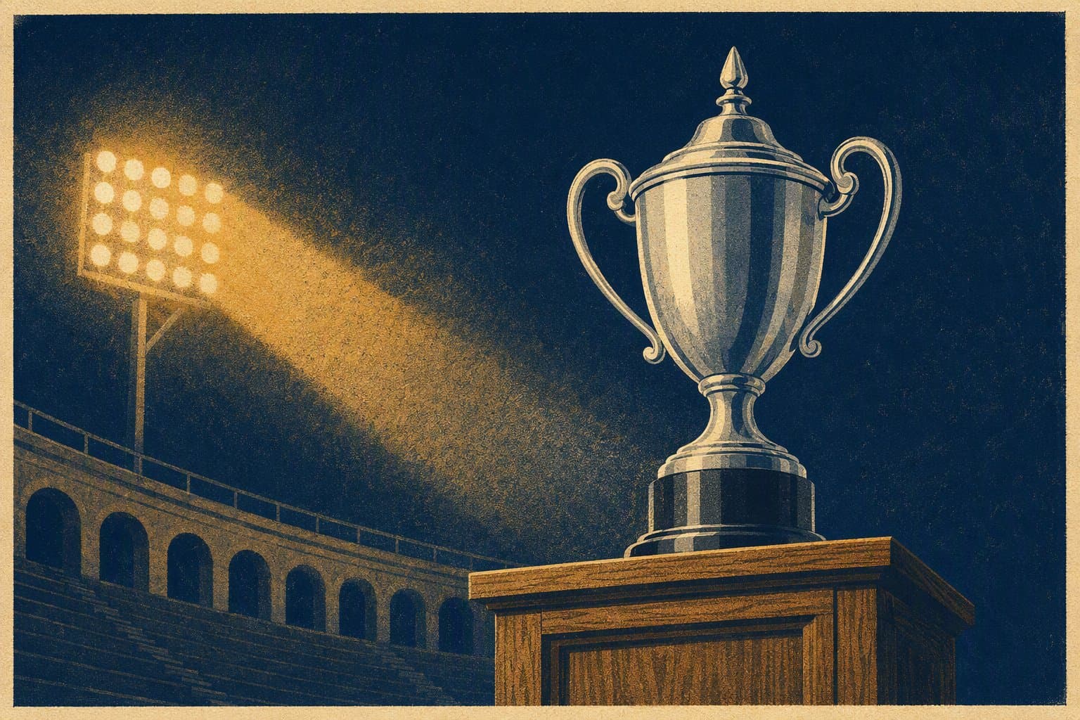 college football victory - illustration, Jake Team LLC