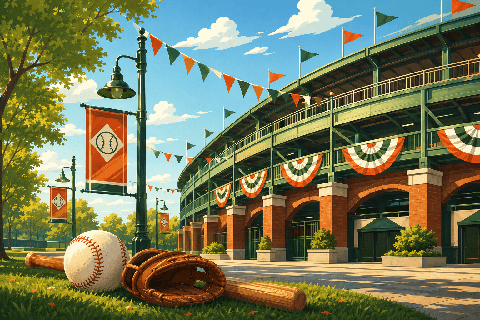 Victory Stadium - illustration, Jake Team LLC