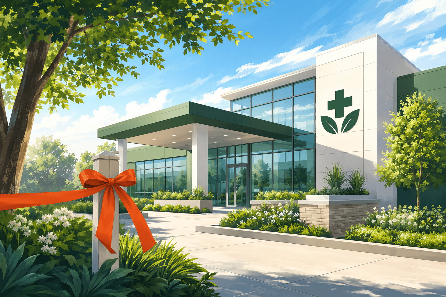 New healthcare facility opening - illustration, Jake Team LLC