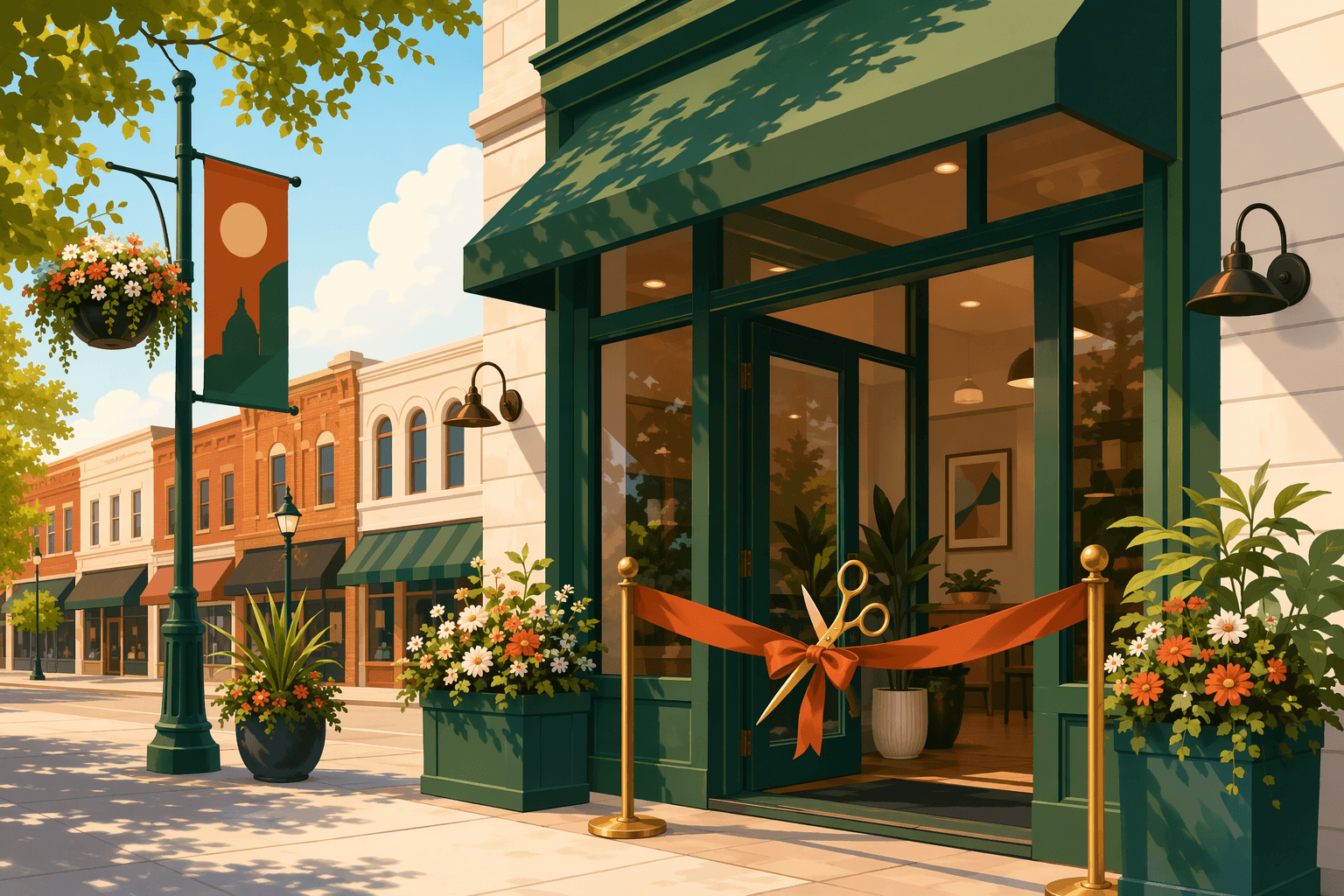 New pottery shop permit - illustration, Jake Team LLC