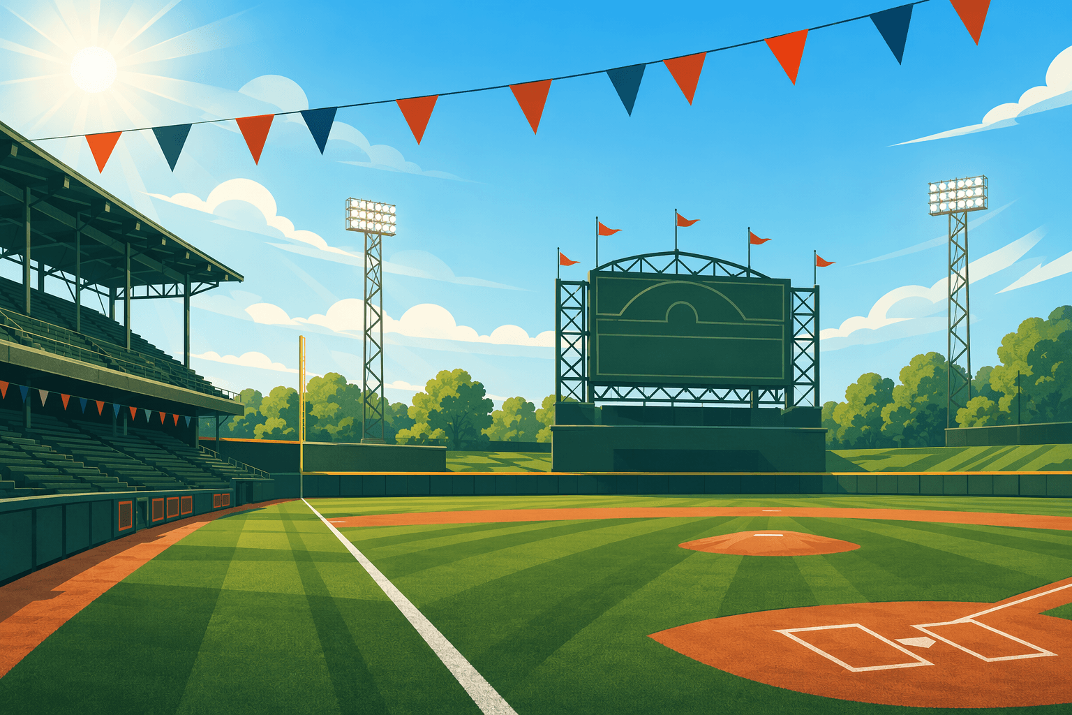 Baseball Victory - illustration, Jake Team LLC