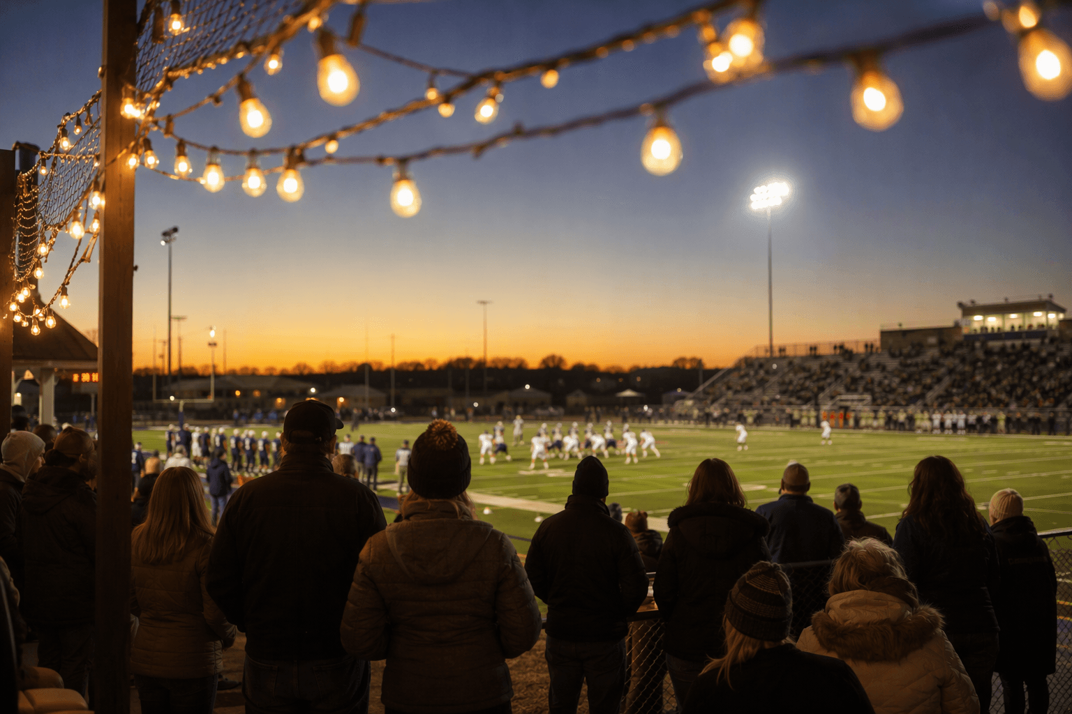community football night - illustration, Jake Team LLC