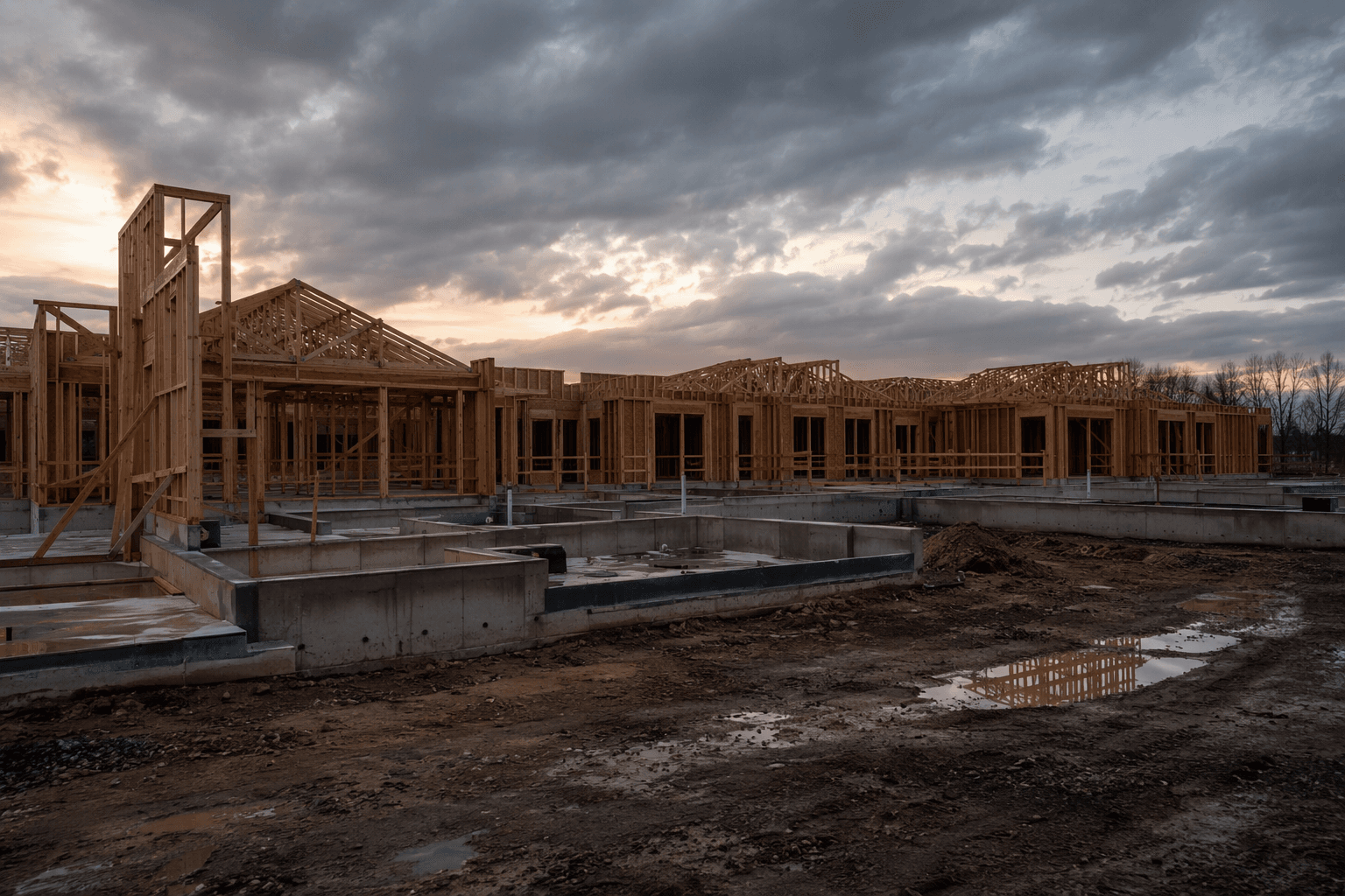 Senior housing construction site - illustration, Jake Team LLC