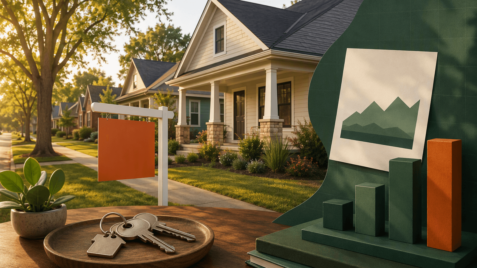 Denton housing market. Illustration: Jake Team LLC