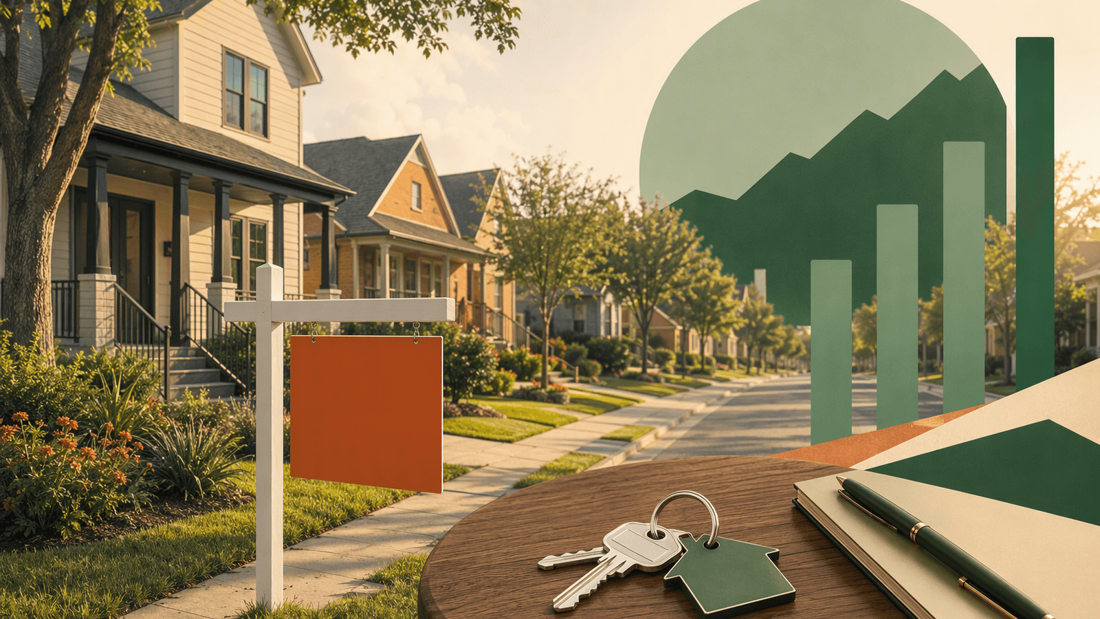 Denton housing market. Illustration: Jake Team LLC