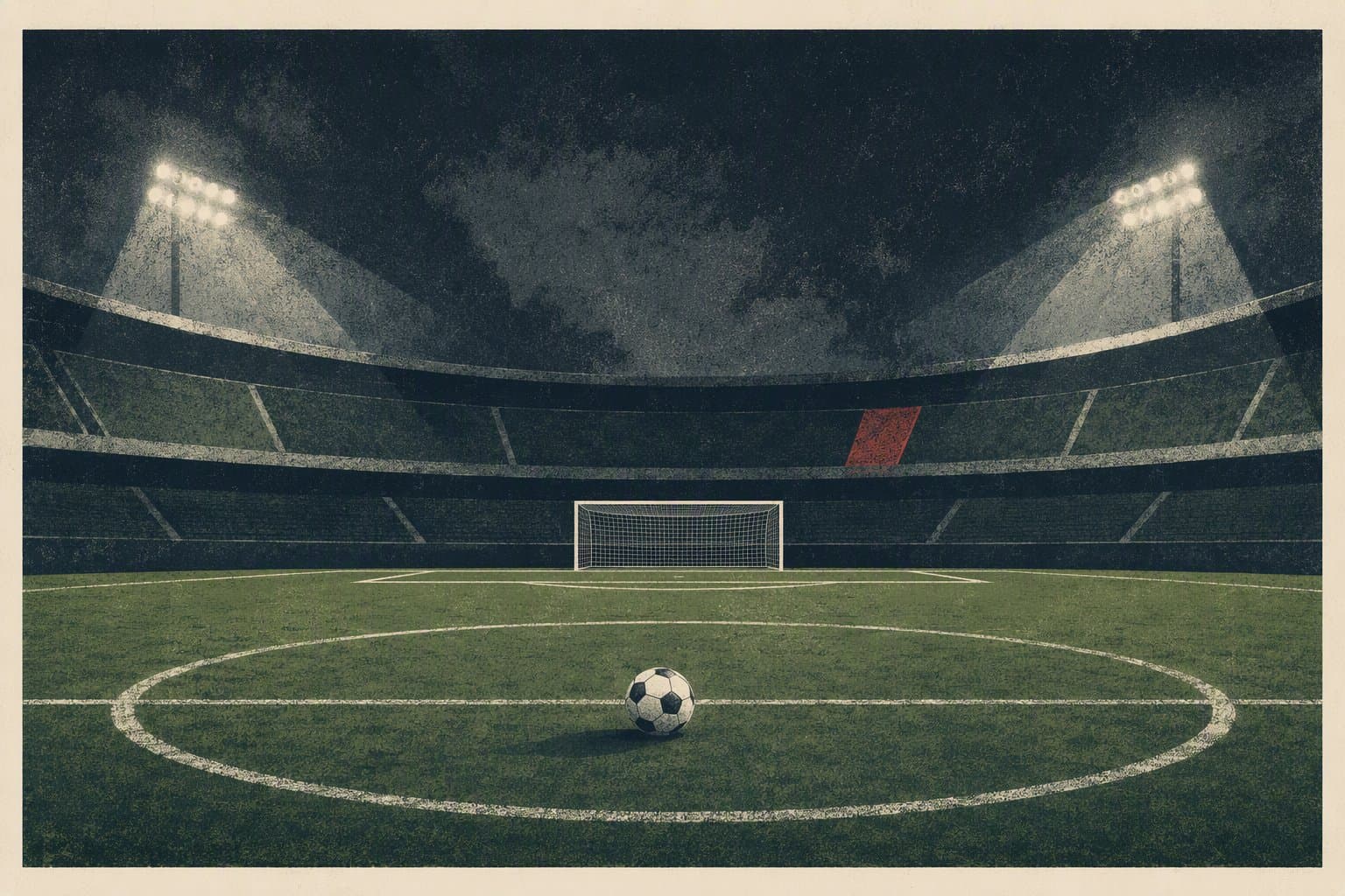 Soccer Match Tension - illustration, Jake Team LLC