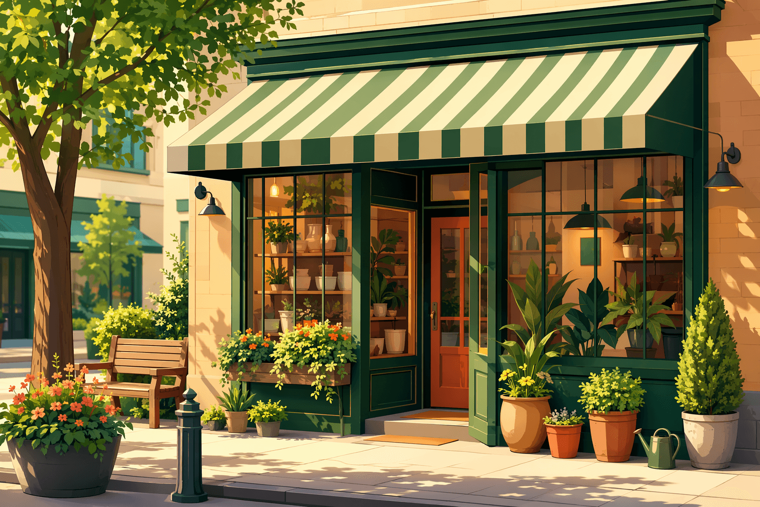New Coffee Shop - illustration, Jake Team LLC