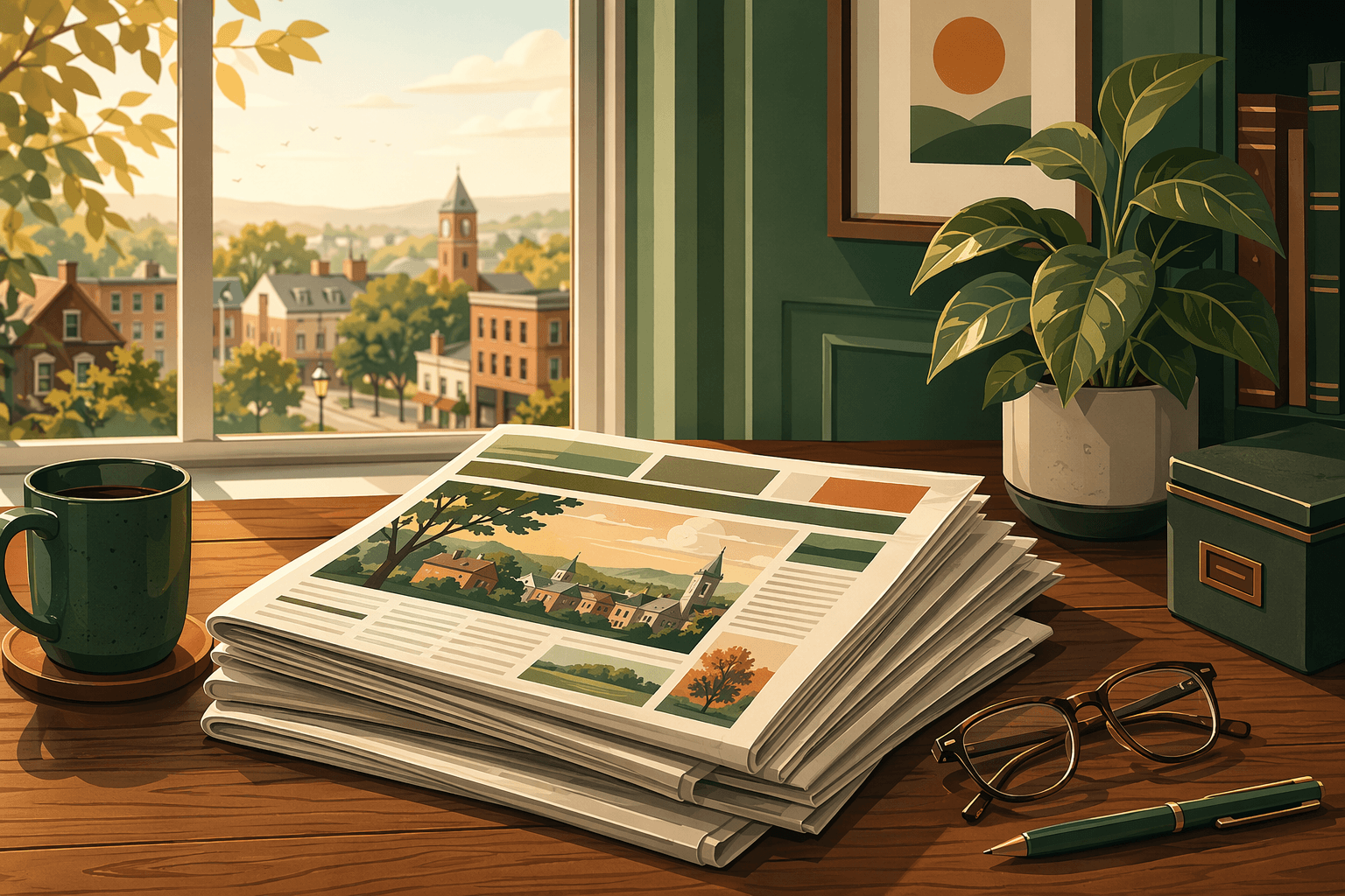 News Report Available - illustration, Jake Team LLC