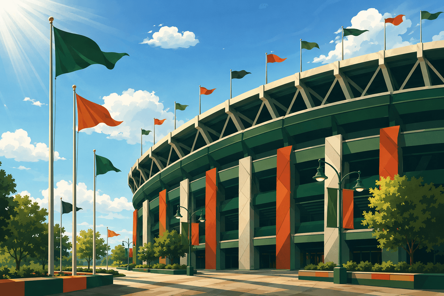 Victory Stadium - illustration, Jake Team LLC
