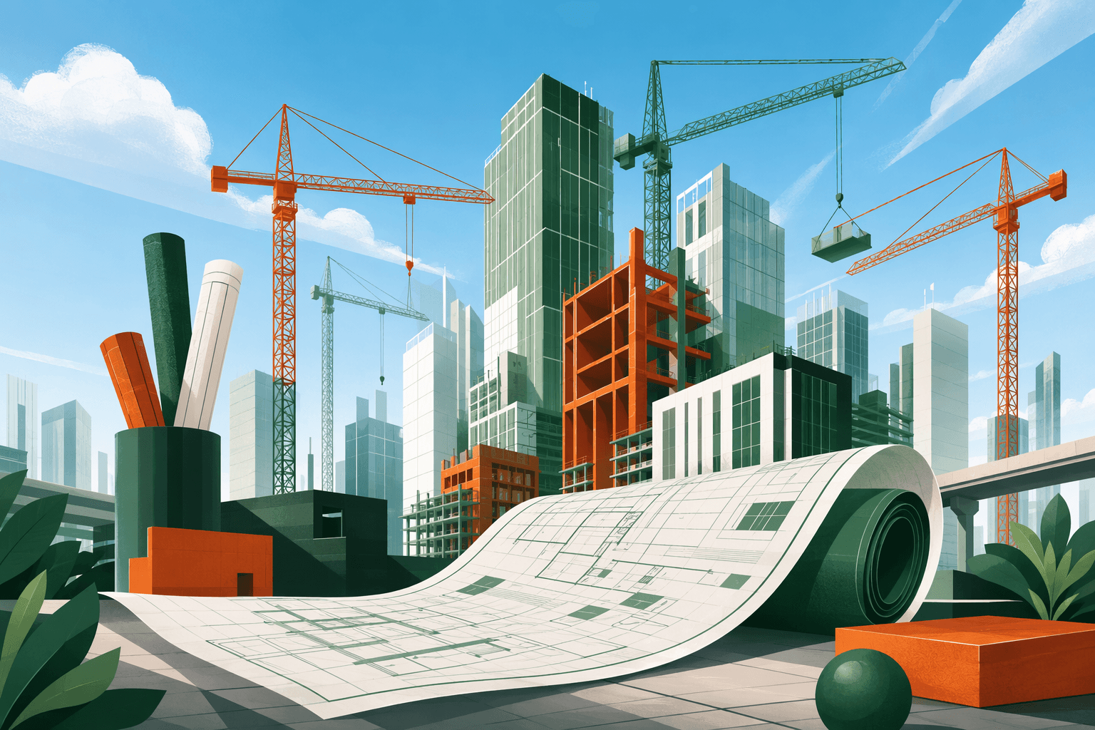 New Urban Development - illustration, Jake Team LLC