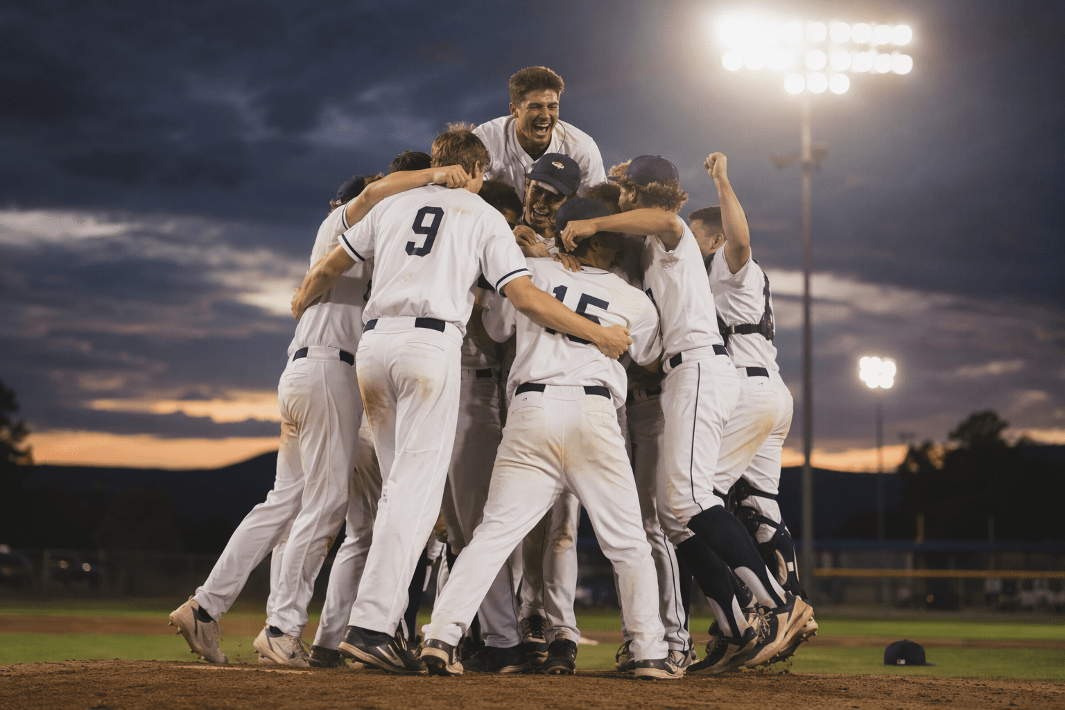 Baseball victory moment - illustration, Jake Team LLC