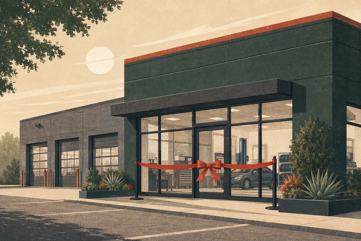 new business opening - illustration, Jake Team LLC
