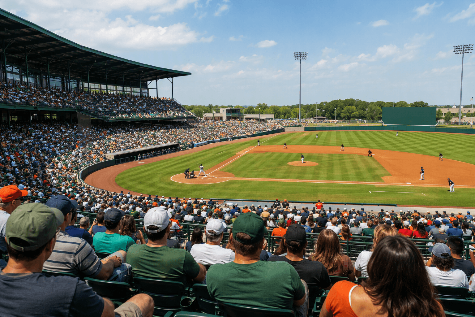 baseball stadium atmosphere - illustration, Jake Team LLC
