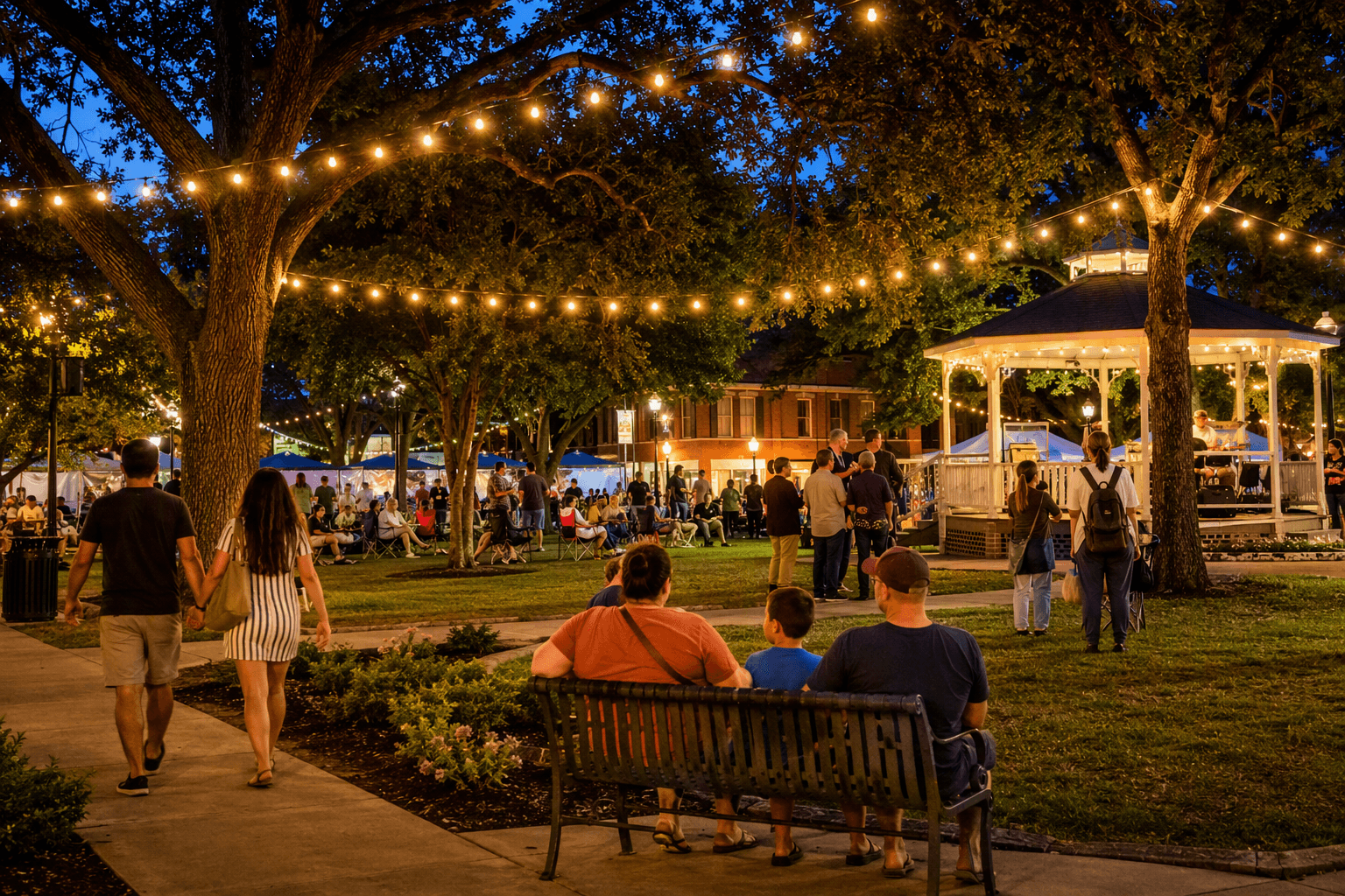 Community Festival Park - illustration, Jake Team LLC