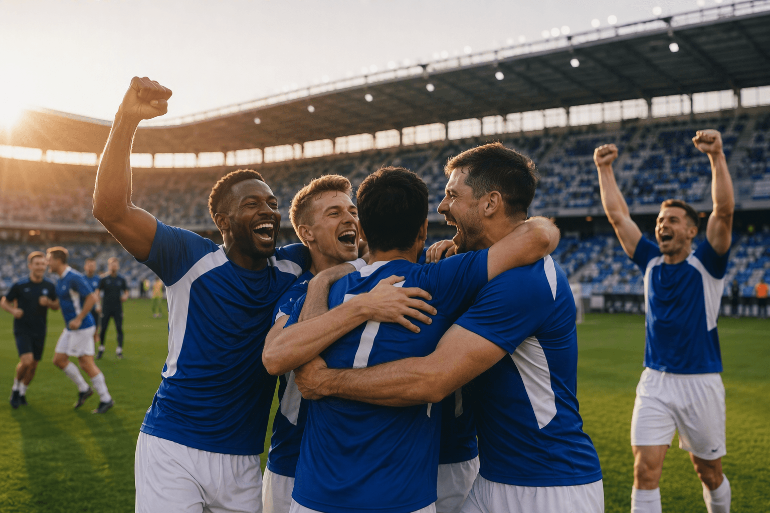 soccer victory - illustration, Jake Team LLC